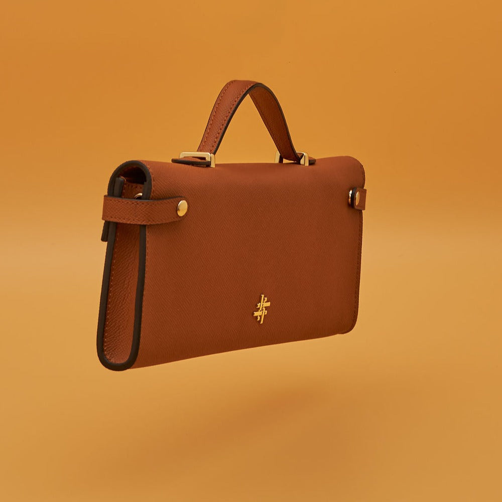 Curt Purse in Toffee