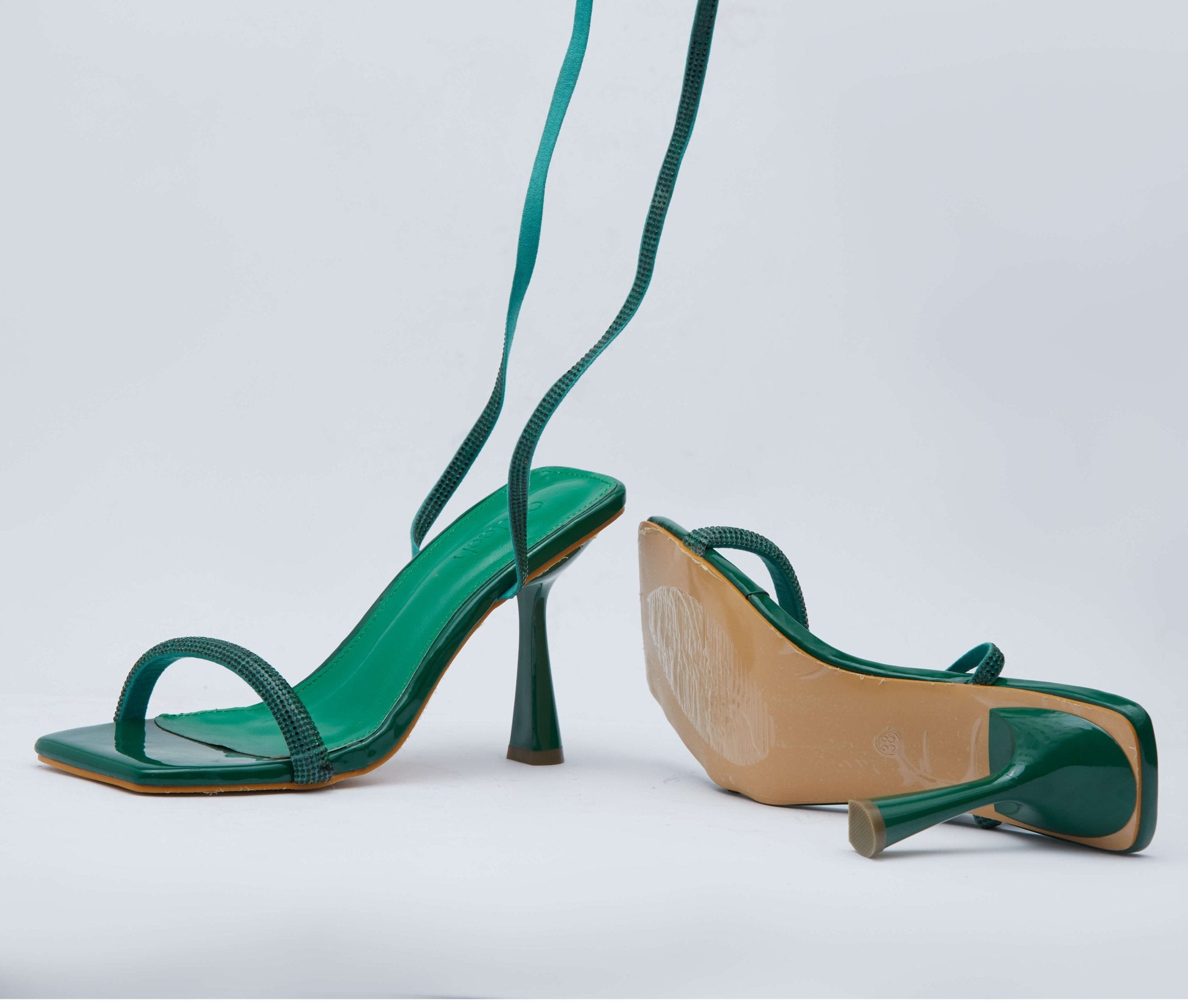 HAWT HEELS in GREEN - Outlash brand