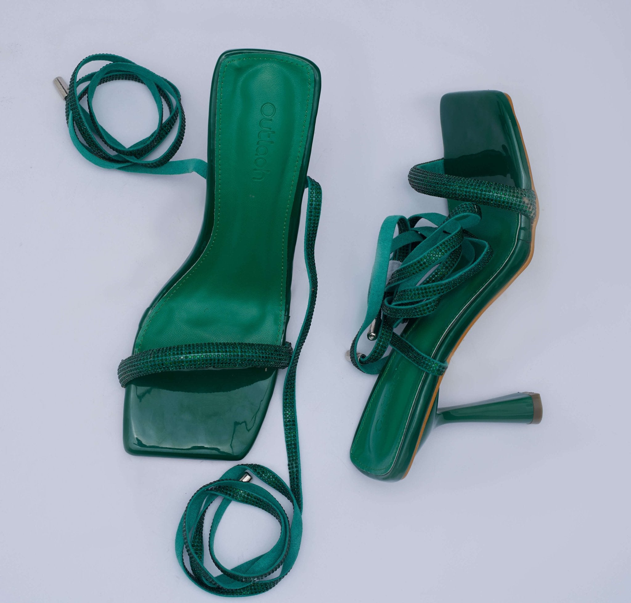 HAWT HEELS in GREEN - Outlash brand